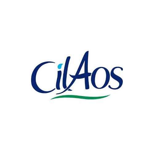 Le logo de l'eau de boisson gazeuse de la Réunion : Cilaos. Il s'agit d'une référence newbiz d'Antoine Chadufau pour Imagecorp.