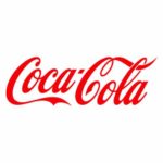 Le logo de Coca-Cola. Il s'agit d'une référence client en conseil en communication d'Antoine Chadufau.
