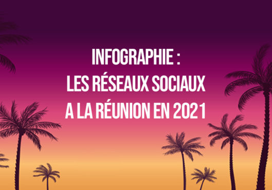 Infographie : les réseaux sociaux a La Réunion en 2021